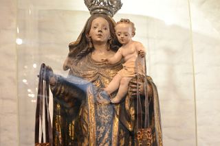 11 Our Lady of Carmen Statue 19C Basilica de Pilar Cloisters Museo Recoleta Buenos Aires.jpg